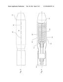 DEVICE TO RELEASE A SELF-EXPANDING IMPLANT diagram and image