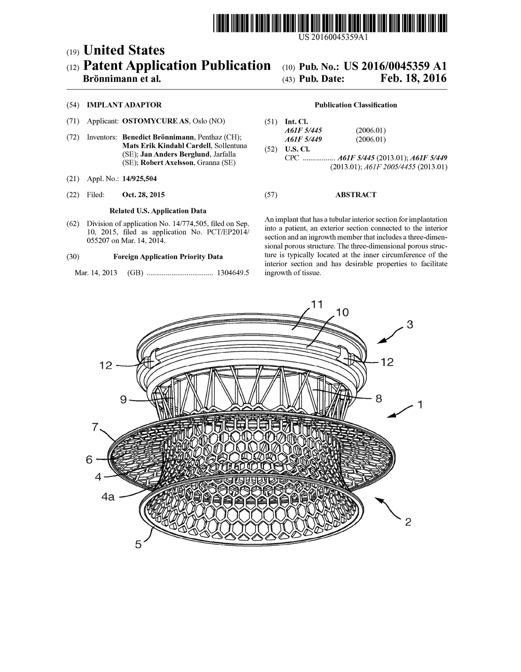 IMPLANT ADAPTOR - diagram, schematic, and image 01