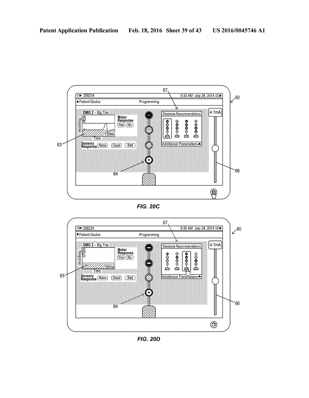 Integrated Electromyographic Clinician Programmer for Use with an     Implantable Neurostimulator - diagram, schematic, and image 40