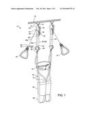 EXERCISE DEVICE FOR SUSPENDED BODY WEIGHT TRAINING diagram and image