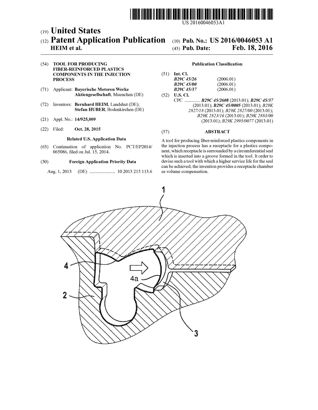 Tool for Producing Fiber-Reinforced Plastics Components in the Injection     Process - diagram, schematic, and image 01