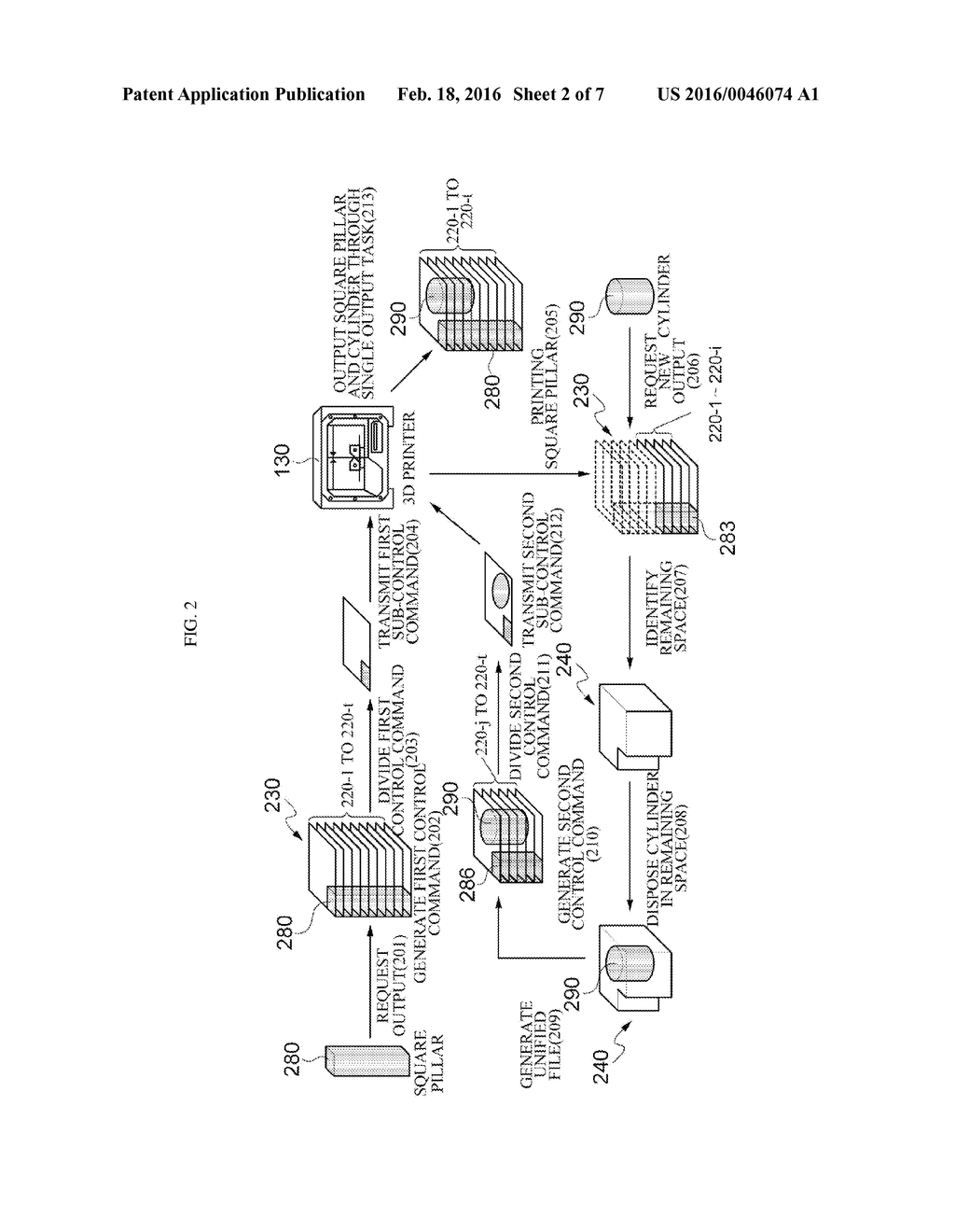 APPARATUS AND METHOD FOR CONTROL OF THREE-DIMENSIONAL PRINTING - diagram, schematic, and image 03