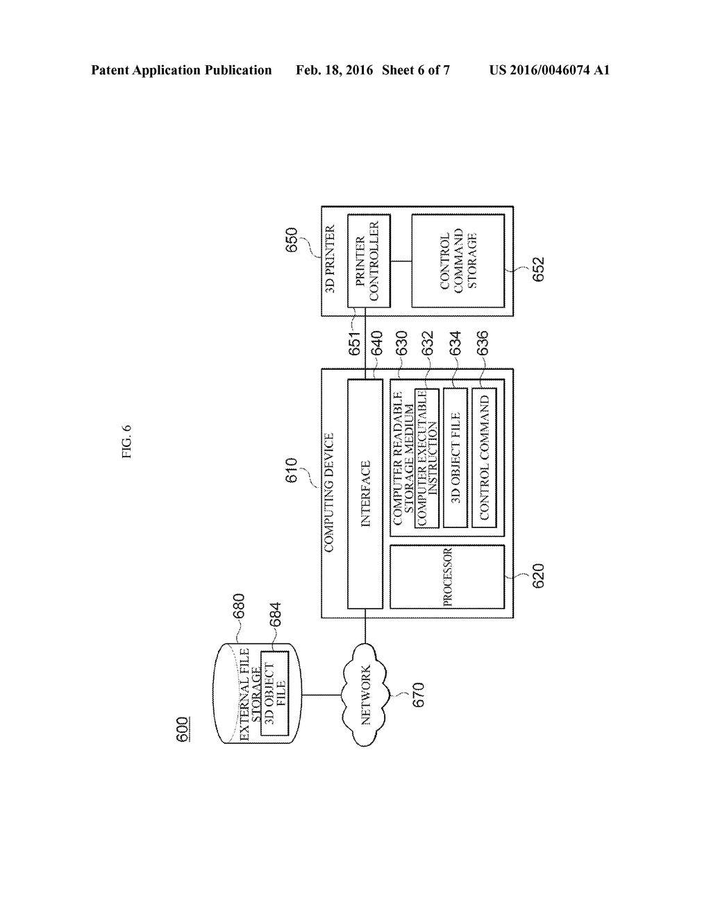 APPARATUS AND METHOD FOR CONTROL OF THREE-DIMENSIONAL PRINTING - diagram, schematic, and image 07