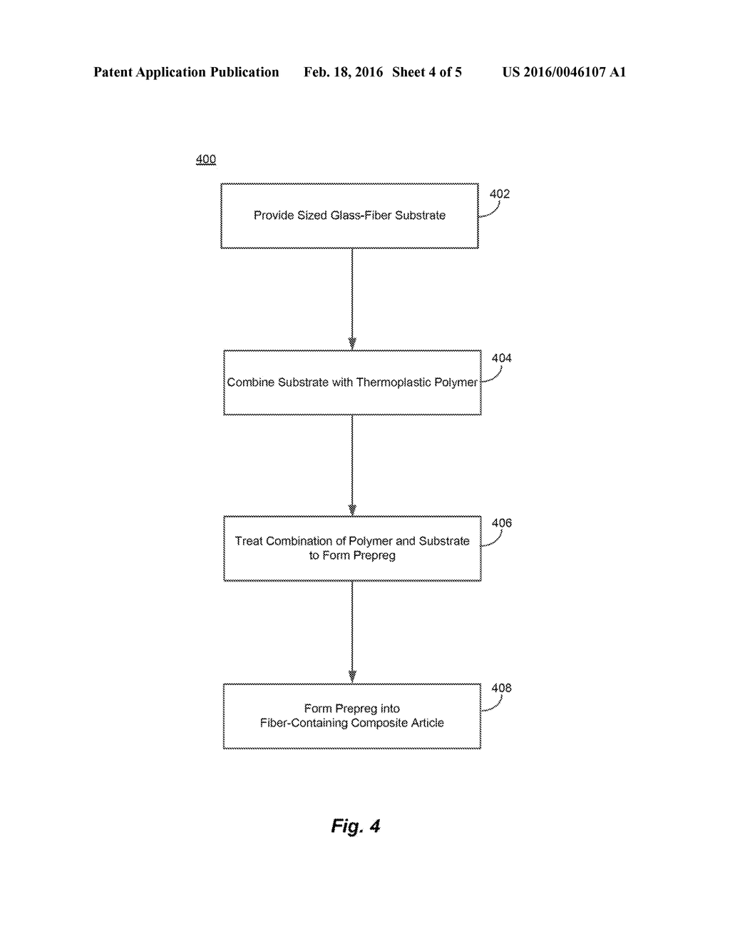 SIZED GLASS FIBERS FOR FIBER-CONTAINING COMPOSITE ARTICLES AND METHODS OF     MAKING THEM - diagram, schematic, and image 05