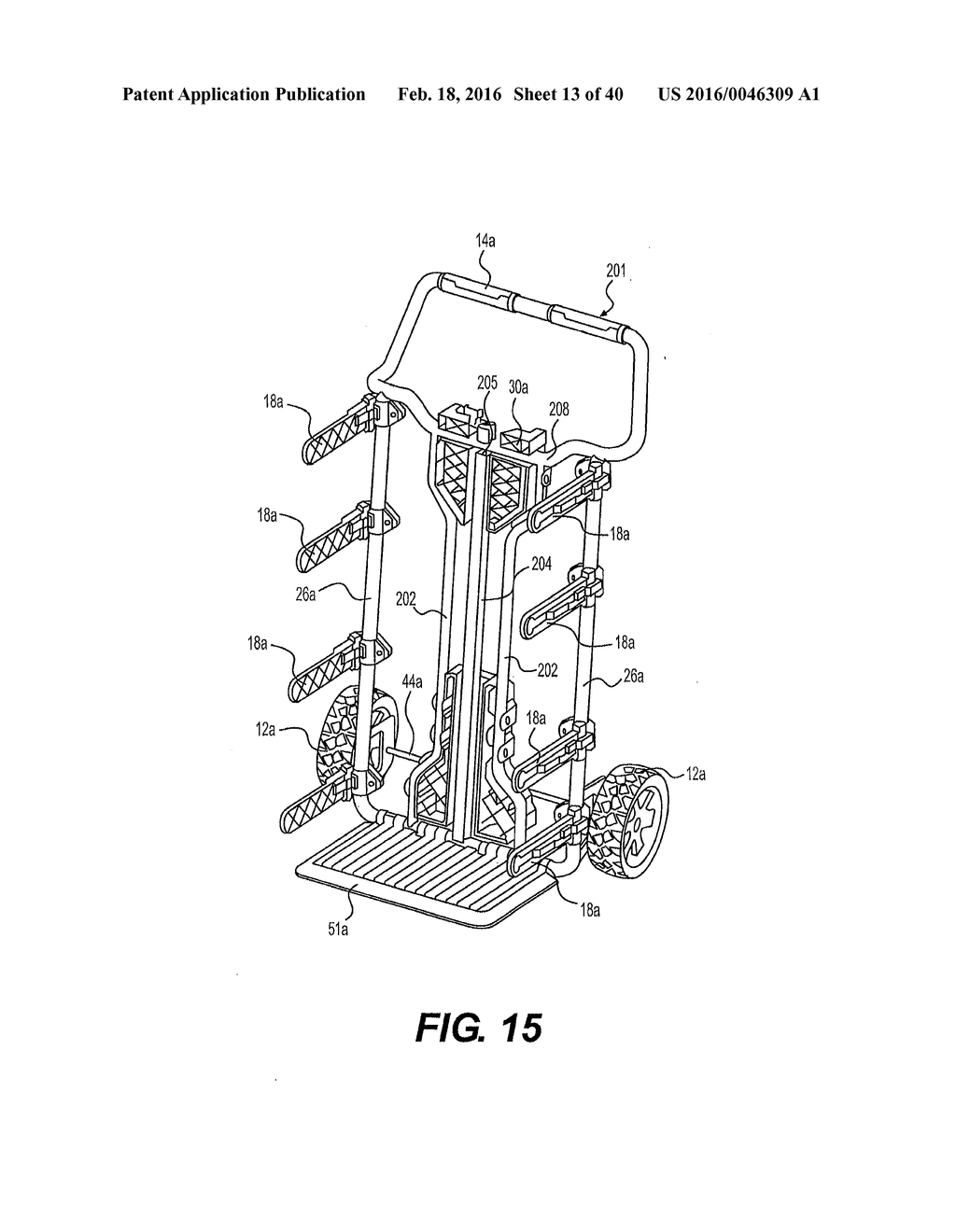 ROLLING CONTAINER ASSEMBLY WITH ADJUSTABLE STORAGE UNITS - diagram, schematic, and image 14