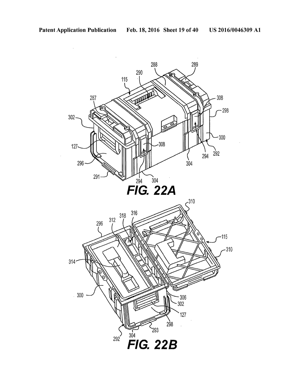 ROLLING CONTAINER ASSEMBLY WITH ADJUSTABLE STORAGE UNITS - diagram, schematic, and image 20