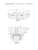 METHOD AND APPARATUS FOR FORMING A NOTCHED HINGE CONNECTION IN A     THERMOFORMED CONTAINER diagram and image