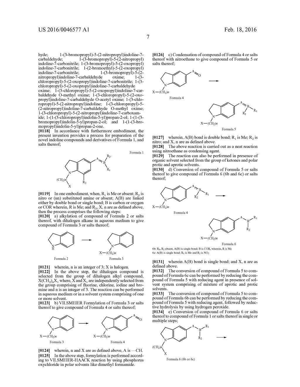 N-Haloalkylindoline Intermediates, Their Process And Use In Preparation of     Silodosin And its Derivatives - diagram, schematic, and image 08