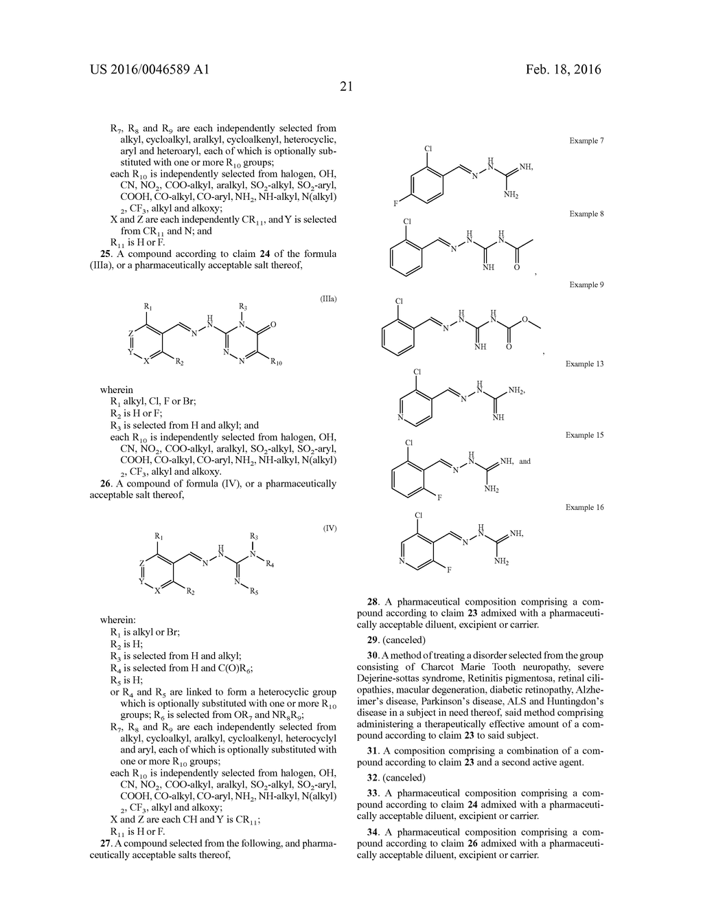 Benzylideneguanidine Derivatives and Therapeutic Use for the Treatment of     Protein Misfolding Diseases - diagram, schematic, and image 28