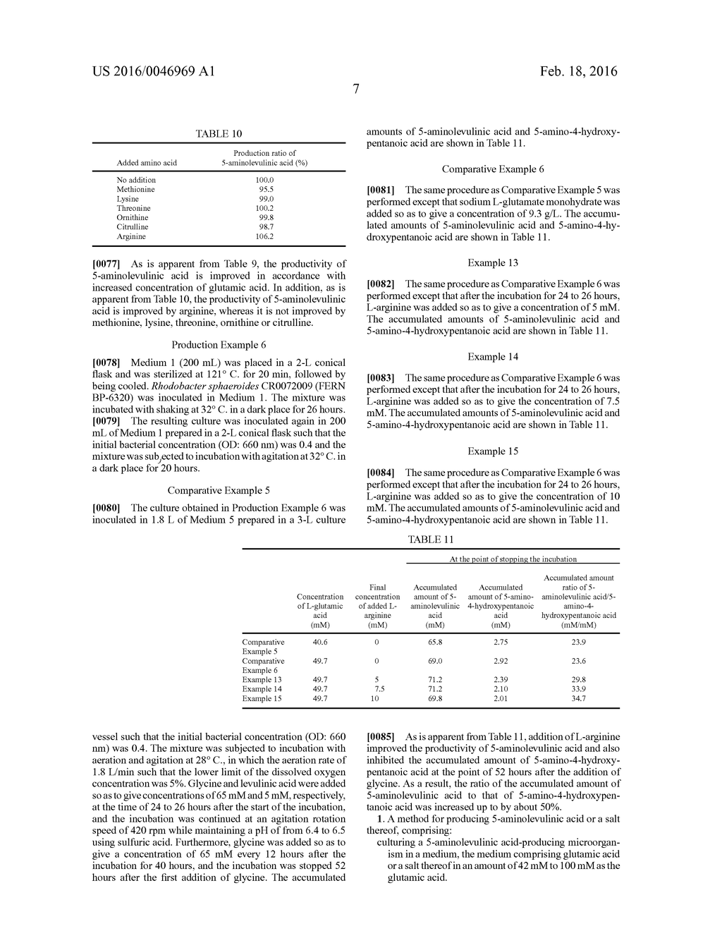 METHOD FOR PRODUCING 5-AMINOLEVULINIC ACID OR SALT THEREOF - diagram, schematic, and image 08