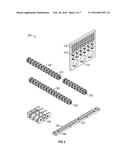 SUPPORT SYSTEM AND APPARATUS FOR RAPID ASSEMBLY OF COMPONENTS AND     INFRASTRUCTURES WITH INTEGRATED ELECTRONICS, POWER AND OTHER     INSTRUMENTALITIES diagram and image