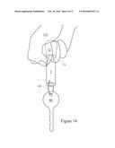 Easy-Carry, Quick-Deploy, Firm-Grip, Non-Lethal Defensive Sticks and     Method of Use diagram and image