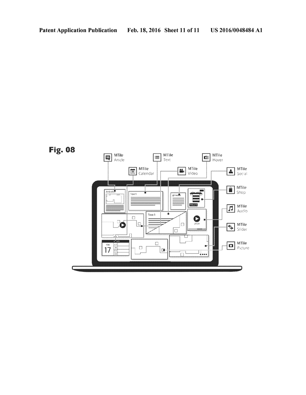 METHOD AND COMPUTER PROGRAM PRODUCT FOR CREATING AND MANAGING ONLINE     CONTENT IN A WEBSITE OR WEB PLATFORM - diagram, schematic, and image 12