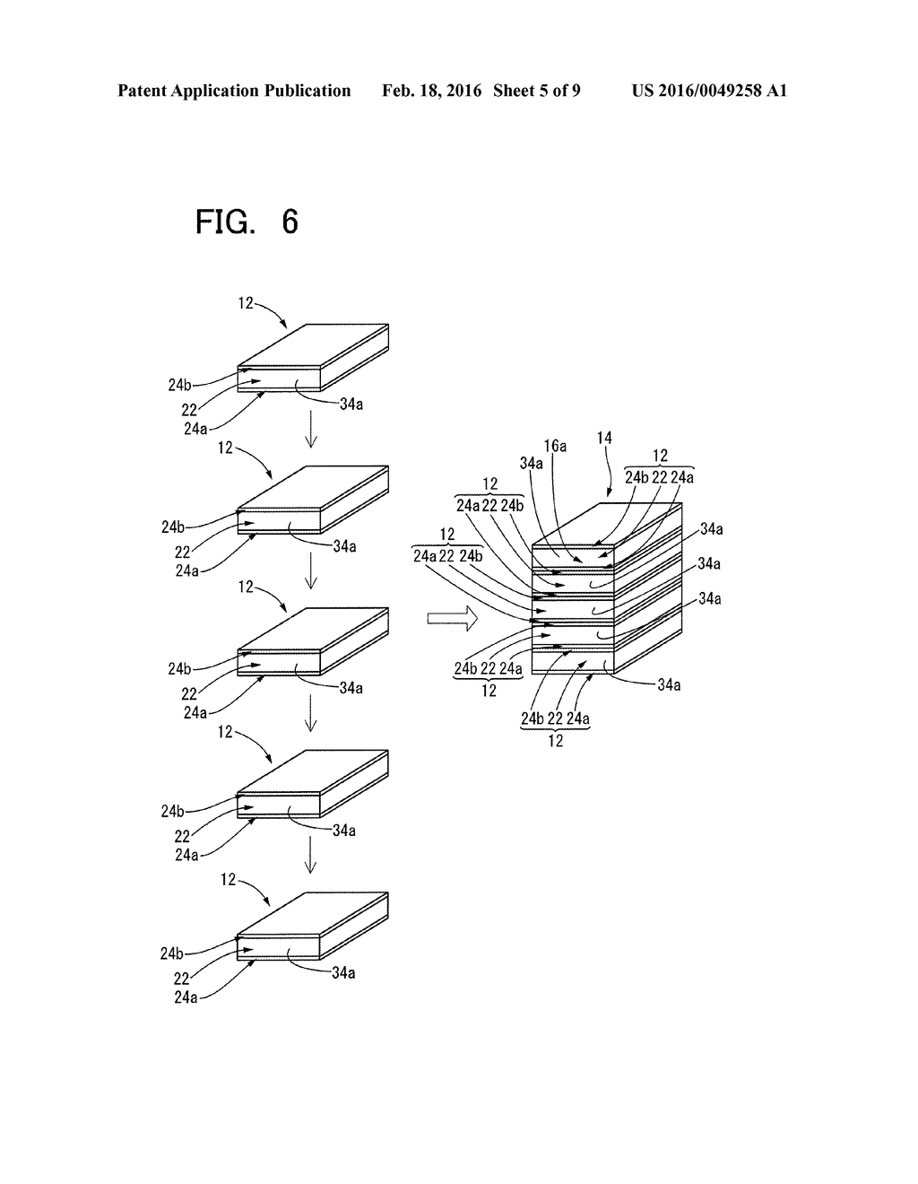 ELECTRICITY STORAGE DEVICE, PROCESS FOR PRODUCING THE SAME, AND DEVICE FOR     PRODUCING THE SAME - diagram, schematic, and image 06