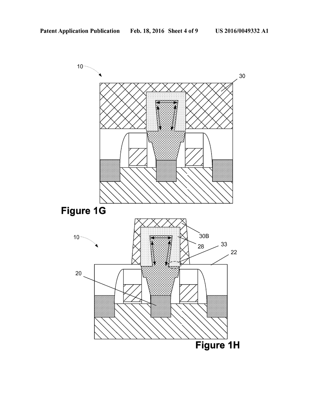 METHODS OF FORMING CONTACT STRUCTURES FOR SEMICONDUCTOR DEVICES AND THE     RESULTING DEVICES - diagram, schematic, and image 05