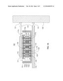 ASSEMBLY INCLUDING PLURAL THROUGH WAFER VIAS, METHOD OF COOLING THE     ASSEMBLY AND METHOD OF FABRICATING THE ASSEMBLY diagram and image