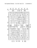 SRAM WELL-TIE WITH AN UNINTERRUPTED GRATED FIRST POLY AND FIRST CONTACT     PATTERNS IN A BIT CELL ARRAY diagram and image