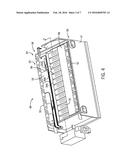 BATTERY MODULE WITH RESTRAINED BATTERY CELLS UTILIZING A HEAT EXCHANGER diagram and image