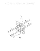 COAXIAL CABLE AND CONNECTOR WITH CAPACITIVE COUPLING diagram and image