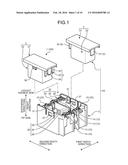 LEAKAGE-BLOCKING STRUCTURE, ELECTRONIC COMPONENT, AND ELECTRONIC COMPONENT     UNIT diagram and image