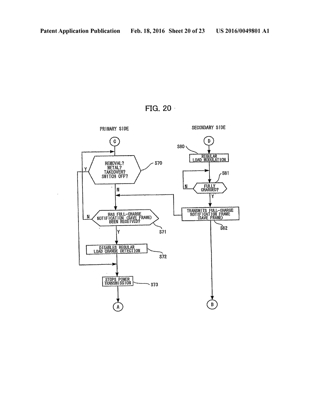 POWER RECEPTION CONTROL DEVICE AND POWER RECEPTION CONTROL METHOD FOR     NON-CONTACT POWER TRANSMISSION - diagram, schematic, and image 21