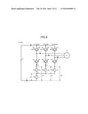 POWER CONVERSION DEVICE, MOTOR DRIVE DEVICE INCLUDING POWER CONVERSION     DEVICE, AIR BLOWER AND COMPRESSOR INCLUDING MOTOR DRIVE DEVICE, AND AIR     CONDITIONER, REFRIGERATOR, AND FREEZER INCLUDING AIR BLOWER AND     COMPRESSOR diagram and image