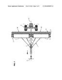 AGRICULTURAL MACHINE WITH AT LEAST ONE ARTICULATED SEEDER BAR diagram and image