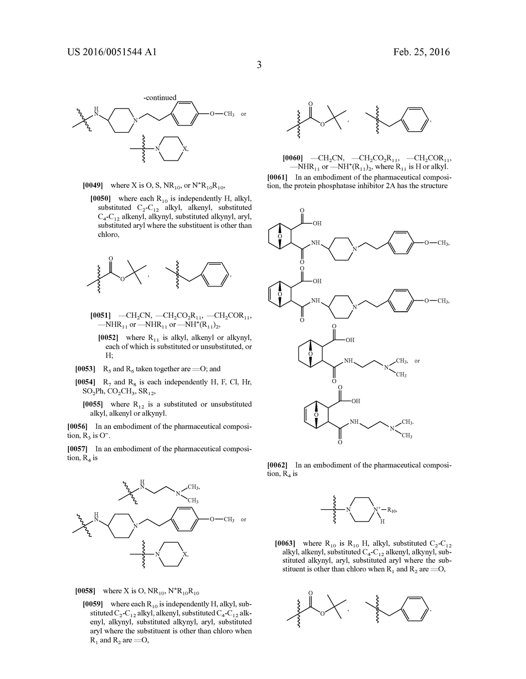 FORMULATIONS OF OXABICYCLOHEPTANES AND OXABICYCLOHEPTENES - diagram, schematic, and image 05