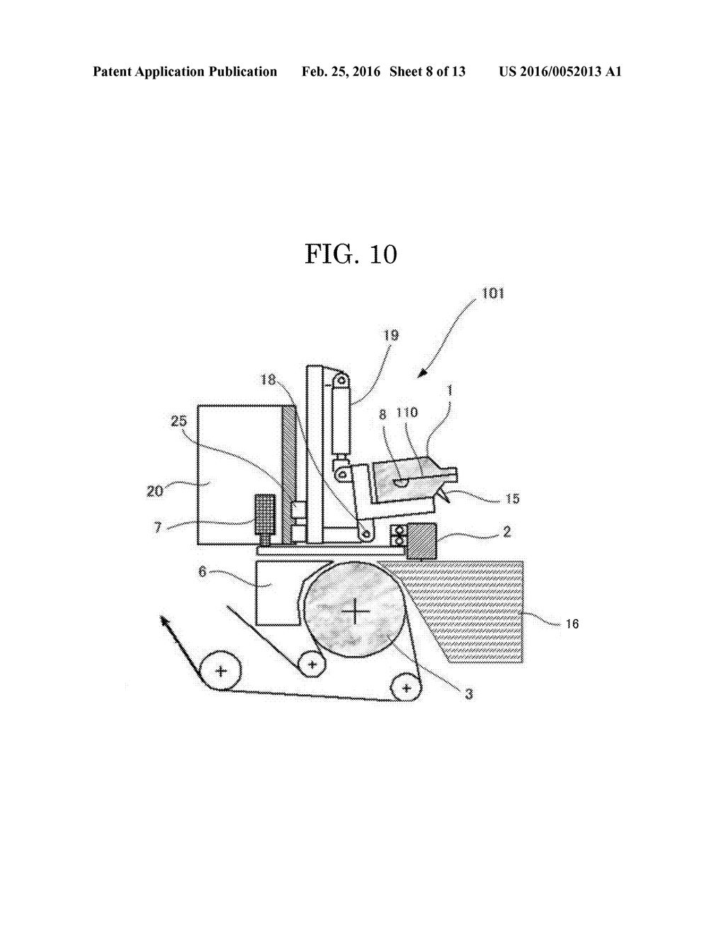 CURTAIN COATING MACHINE AND CURTAIN COATING METHOD - diagram, schematic, and image 09