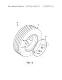 AIR MAINTENANCE PUMPING ASSEMBLY AND TIRE diagram and image