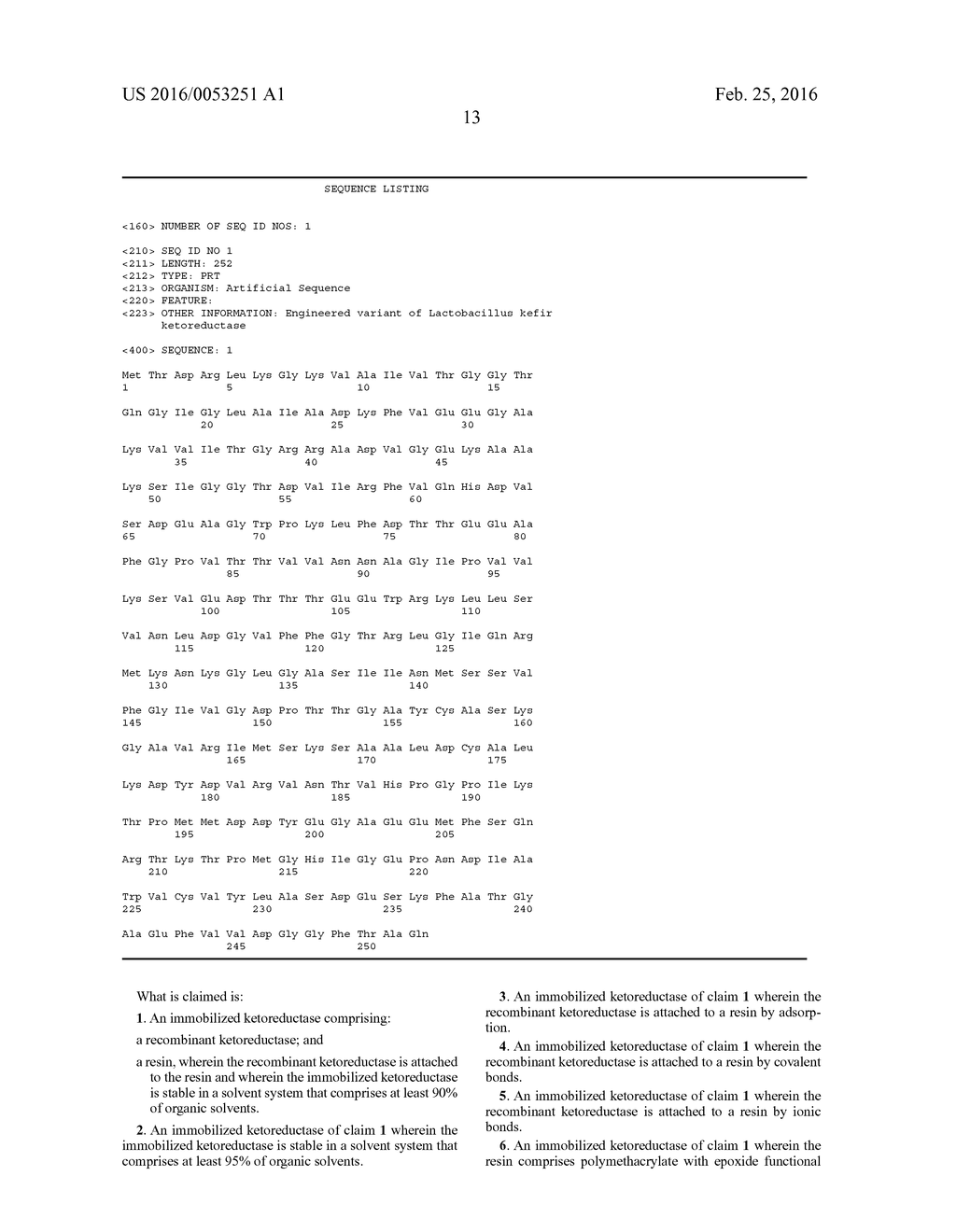 IMMOBILIZED KETOREDUCTASES AND PROCESS FOR MAKING AND USING IMMOBILIZED     KETOREDUCTASE - diagram, schematic, and image 14