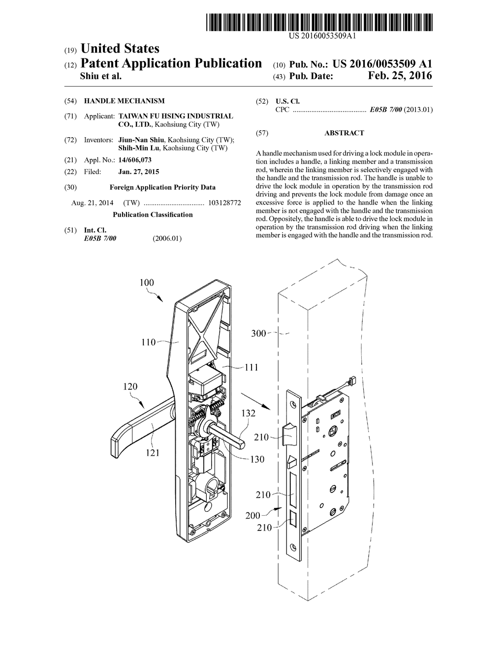 HANDLE MECHANISM - diagram, schematic, and image 01