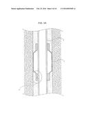 A DEVICE FOR CONTROLLING AND ISOLATING A TOOL IN THE FORM OF AN EXPANSIBLE     SLEEVE FOR ISOLATING AREAS IN A WELL diagram and image