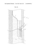 A DEVICE FOR CONTROLLING AND ISOLATING A TOOL IN THE FORM OF AN EXPANSIBLE     SLEEVE FOR ISOLATING AREAS IN A WELL diagram and image