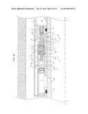 A DEVICE FOR CONTROLLING AND ISOLATING A TOOL IN THE FORM OF AN EXPANSIBLE     SLEEVE FOR ISOLATING AREAS IN A WELL diagram and image