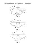 COMPONENTS WITH COOLING CHANNELS AND METHODS OF MANUFACTURE diagram and image