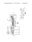 GAS TURBINE ENGINE WITH HIGH SPEED LOW PRESSURE TURBINE SECTION AND     BEARING SUPPORT FEATURES diagram and image