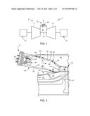 LIQUID FUEL COMBUSTOR HAVING AN OXYGEN-DEPLETED GAS (ODG) INJECTION SYSTEM     FOR A GAS TURBOMACHINE diagram and image