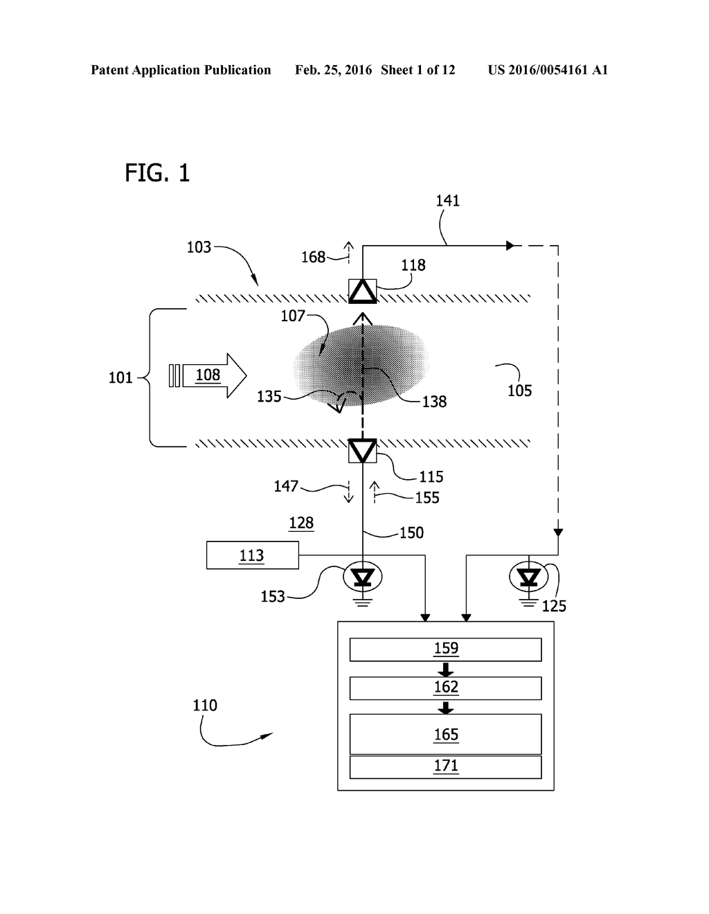 METHOD AND APPARATUS TO DETECT CONTAMINANTS IN PRESSURIZED FLUID FLOWS - diagram, schematic, and image 02