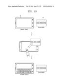 MOBILE TERMINAL, GLASSES-TYPE TERMINAL, AND MUTUAL INTERWORKING METHOD     USING SCREENS THEREOF diagram and image