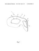 VIEW PANEL FOR GOGGLES OR HELMET VISOR diagram and image