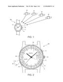 ELECTRONIC TIMEPIECE WITH INTERNAL ANTENNA diagram and image