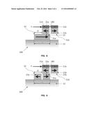 ELECTROMECHANICAL SWITCHING DEVICE WITH ELECTRODES HAVING 2D LAYERED     MATERIALS WITH DISTINCT FUNCTIONAL AREAS diagram and image