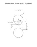 TITANIUM SHEET MATERIAL FOR FUEL CELL SEPARATORS AND METHOD FOR PRODUCING     SAME diagram and image