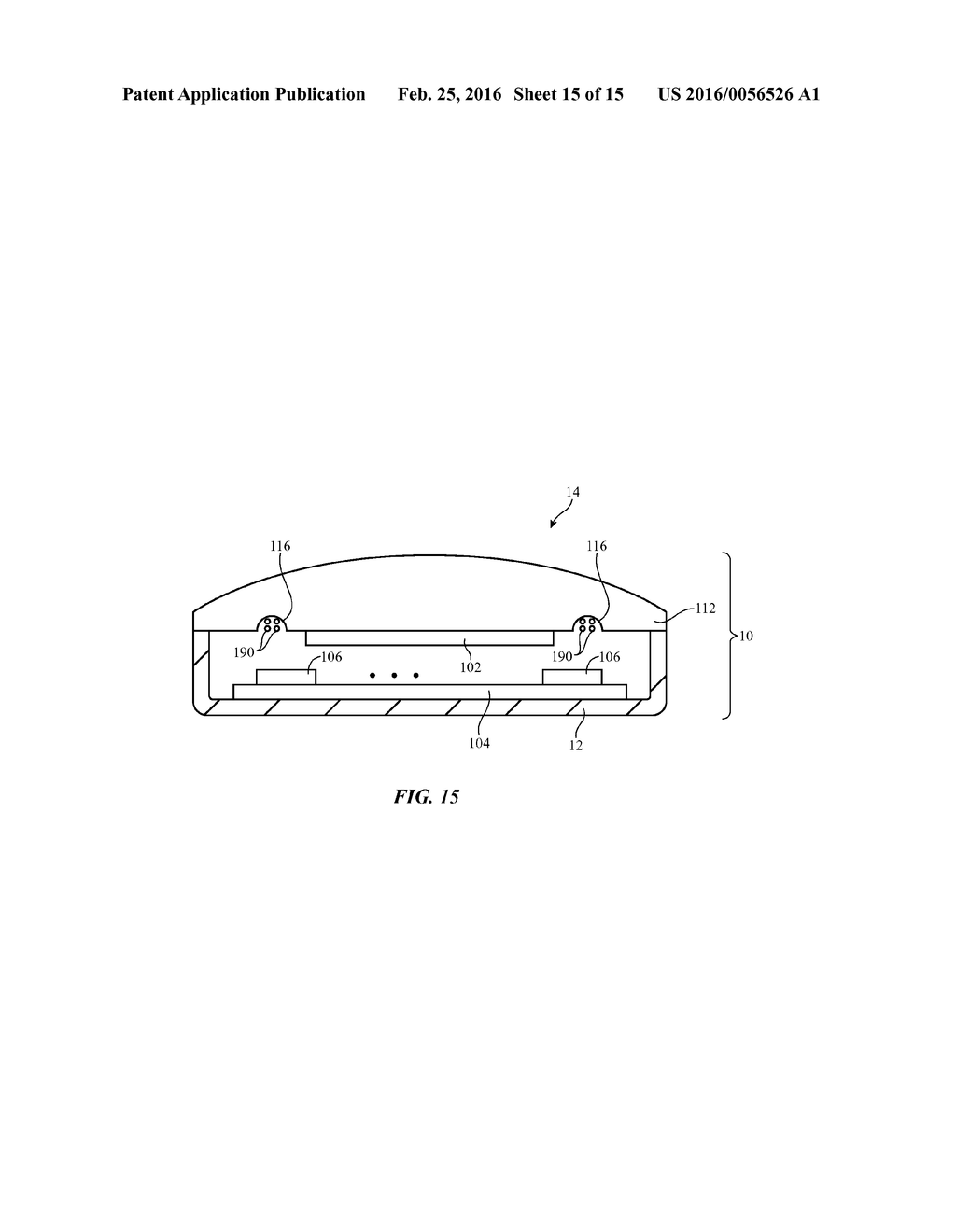 Electronic Device With Peripheral Display Antenna - diagram, schematic, and image 16