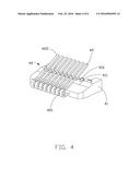 RJ45 SOCKET CONNECTOR HAVING A CONDUCTIVE TERMINAL FOR PREVENTING YIELD     DUE TO MISTAKEN INSERTION diagram and image