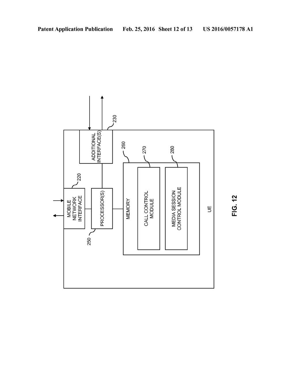 LOCAL CONTROL OF ADDITIONAL MEDIA SESSION FOR A PACKET BASED CALL - diagram, schematic, and image 13