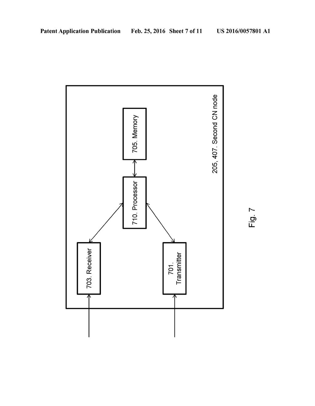 METHOD AND NODES FOR HANDLING A FAILURE IN A COMMUNICATIONS NETWORK - diagram, schematic, and image 08