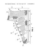 Article of Footwear Incorporating a Knitted Component with Monofilament     Areas in Body and Heel Portions diagram and image