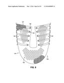 Article of Footwear Incorporating a Knitted Component with Monofilament     Areas in Body and Heel Portions diagram and image